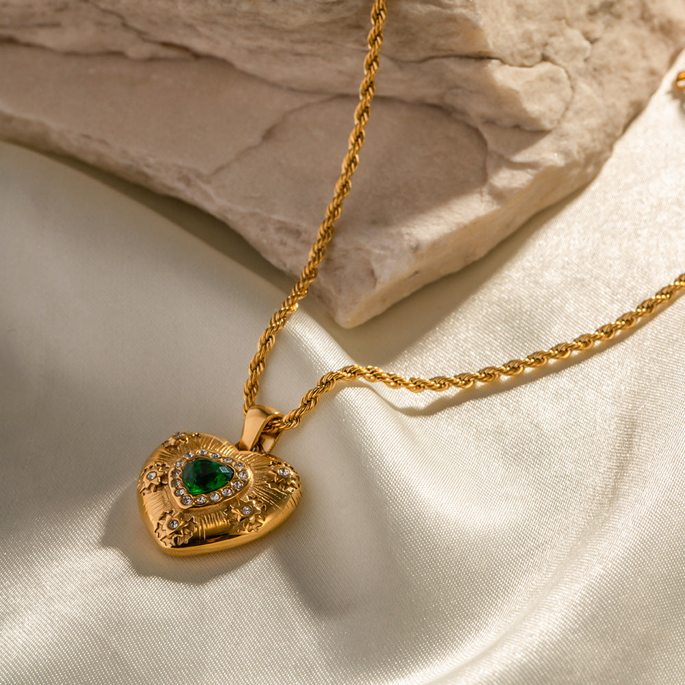 Náhrdelník Caelus Gold Heart