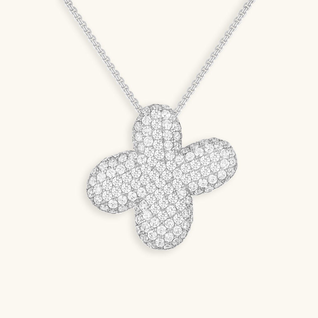 Náhrdelník s počátečním diamantem Bubble
