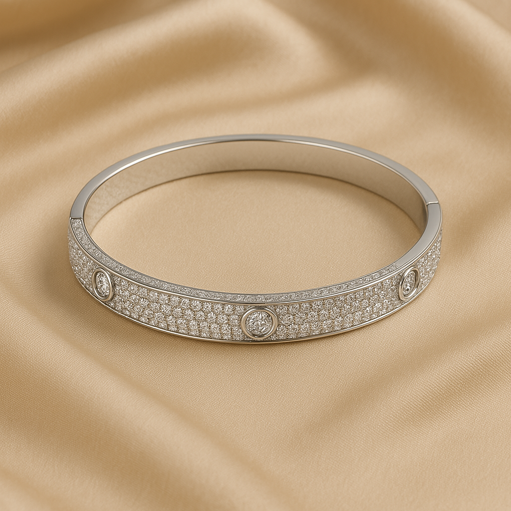 ETERNITY LINK NÁRAMEK DELUXE STŘÍBRNÝ