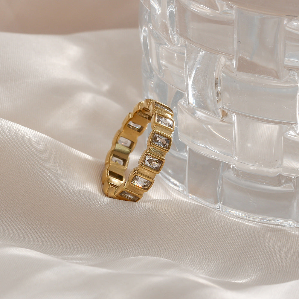 Prsten Calla s diamanty